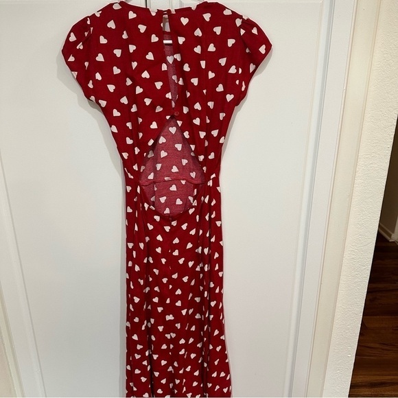 Rare Reformation Gavin Dress in Hearts - Picture 5 of 8